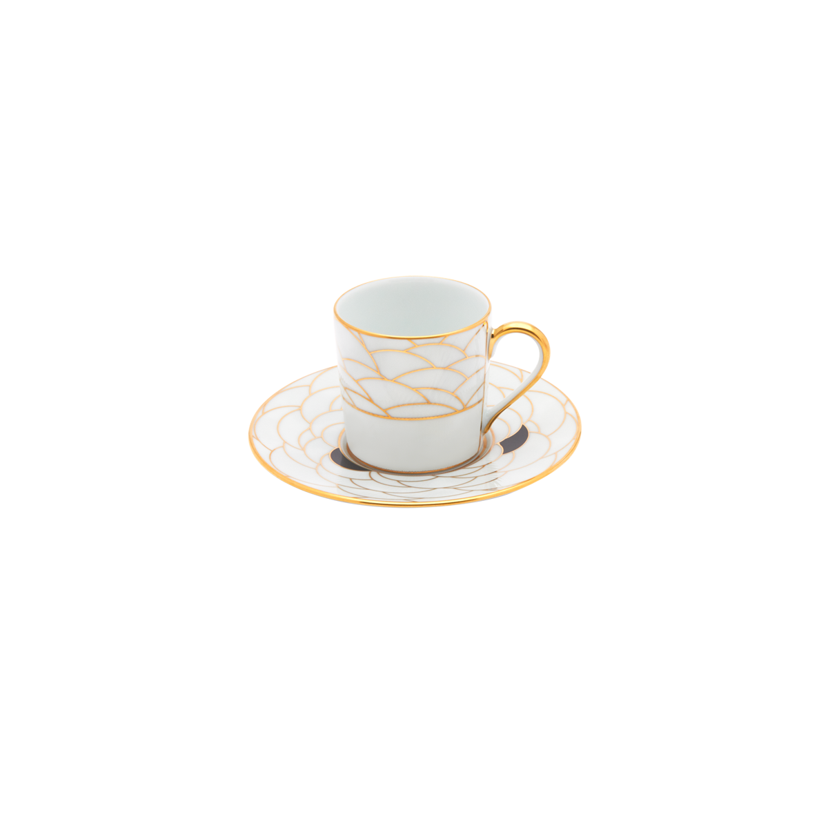 Set of 2 Coffee Cups and Saucers Art Déco par Haviland