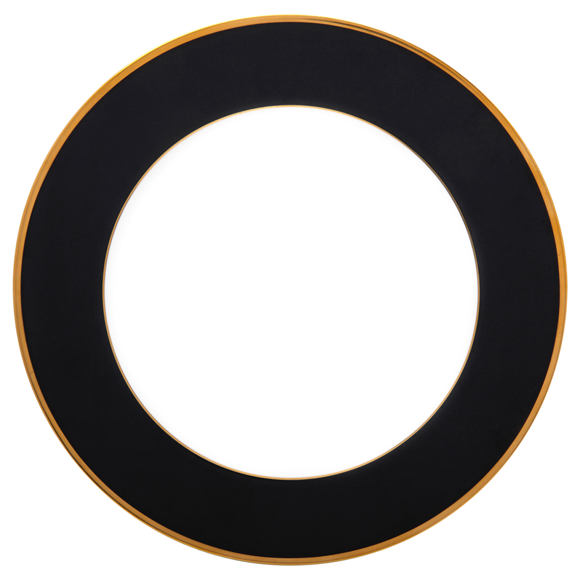Set of 1 Underplate Les Présentations mica black gold