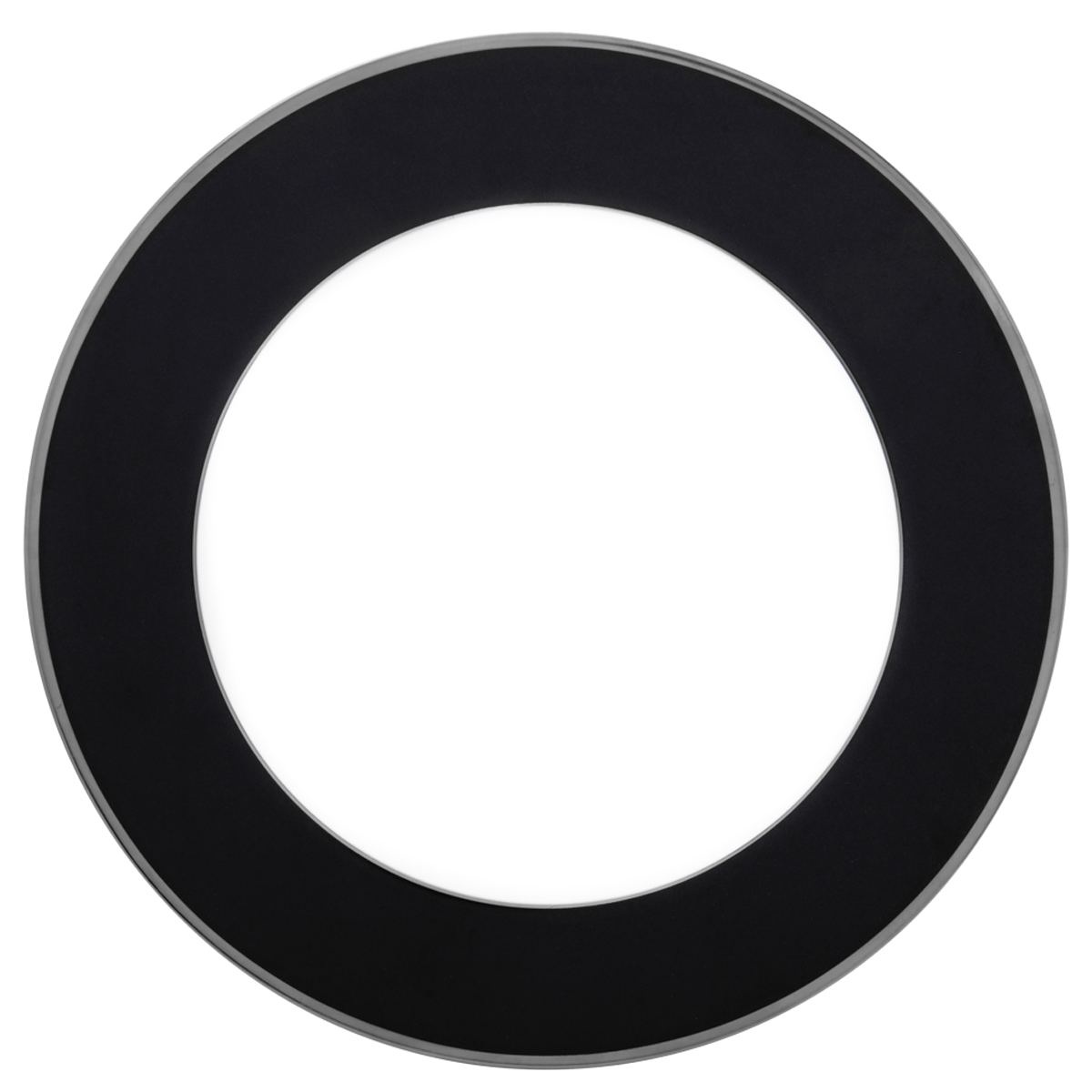Set of 1 Underplate Les Présentations mica black platinum