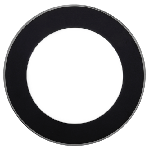 Set of 1 Underplate Les Présentations mica black platinum