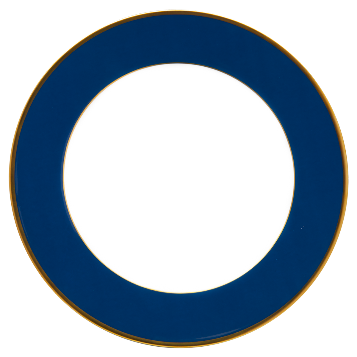 Set of 1 Underplate Les Présentations blue gold