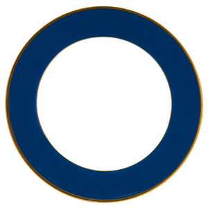 Set of 1 Underplate Les Présentations blue gold