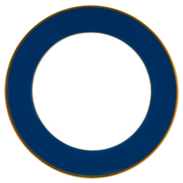 Set of 1 Underplate Les Présentations blue gold