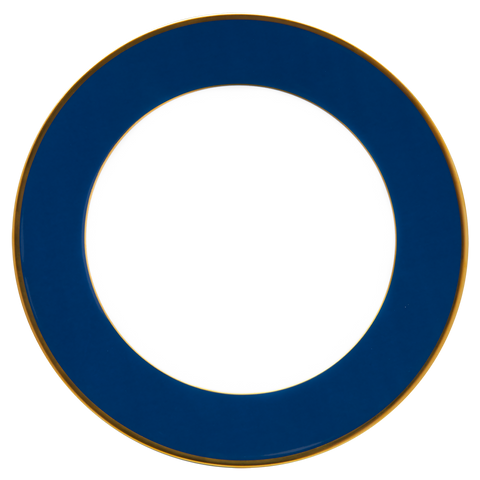 Set of 1 Underplate Les Présentations blue gold