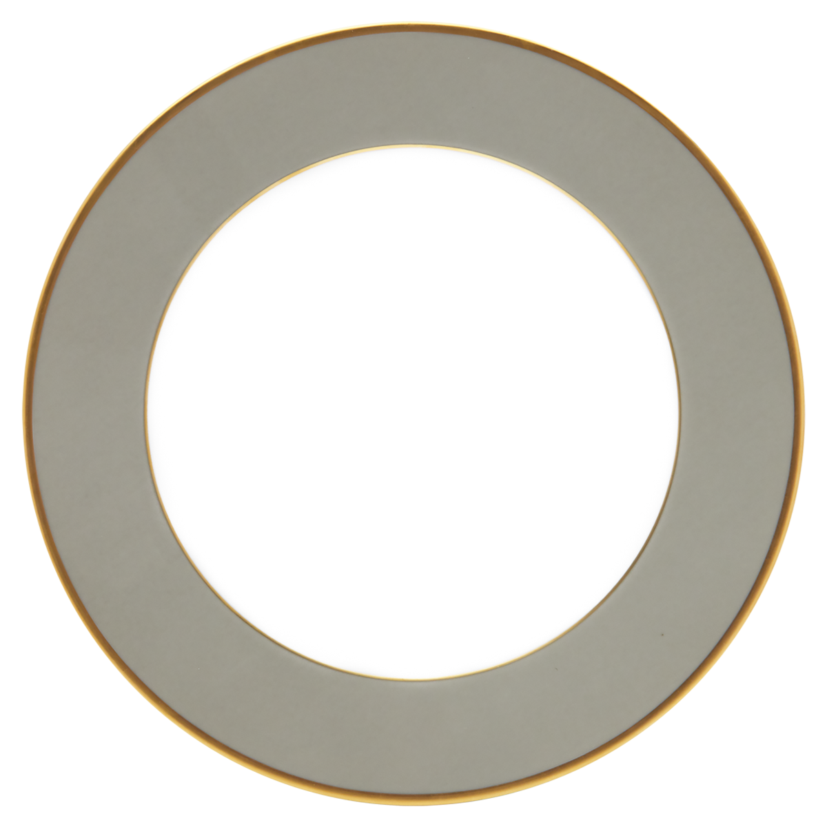 Set of 1 Underplate Les Présentations gray gold