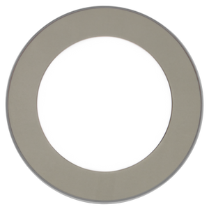 Set of 1 Underplate Les Présentations gray platinum
