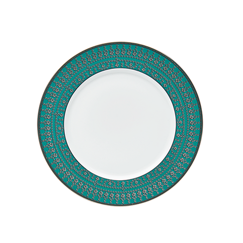 Set of 2 Dessert Plates Tiara black platinum