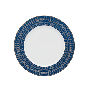 Set of 2 Dessert Plates Tiara prussian blue platinum