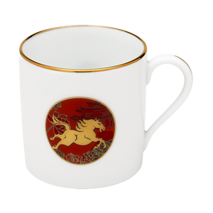Set of 1 Mini Mug Chinese Horoscope Horse