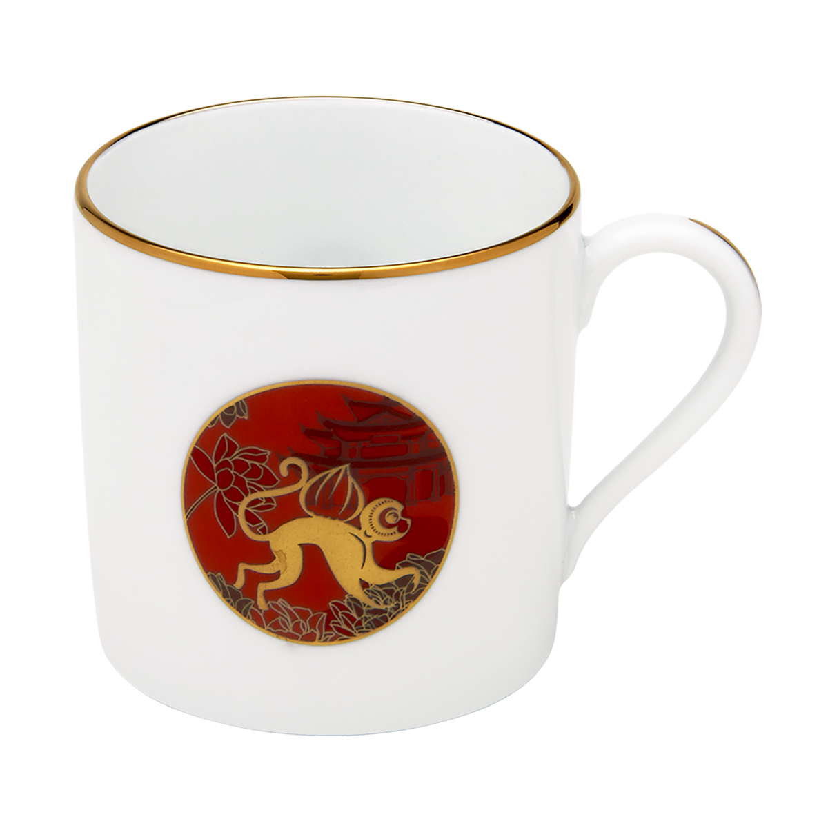 Set of 1 Mini Mug Chinese Horoscope Monkey