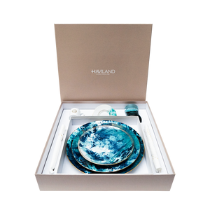 Coffee Place Setting Gift Set Océan Bleu