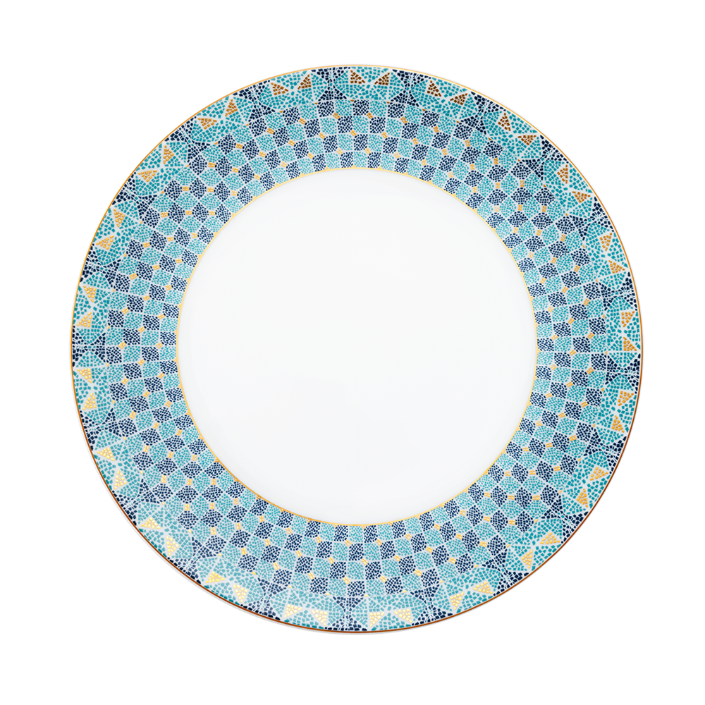 Set of 2 Large Dinner Plates Portofino
