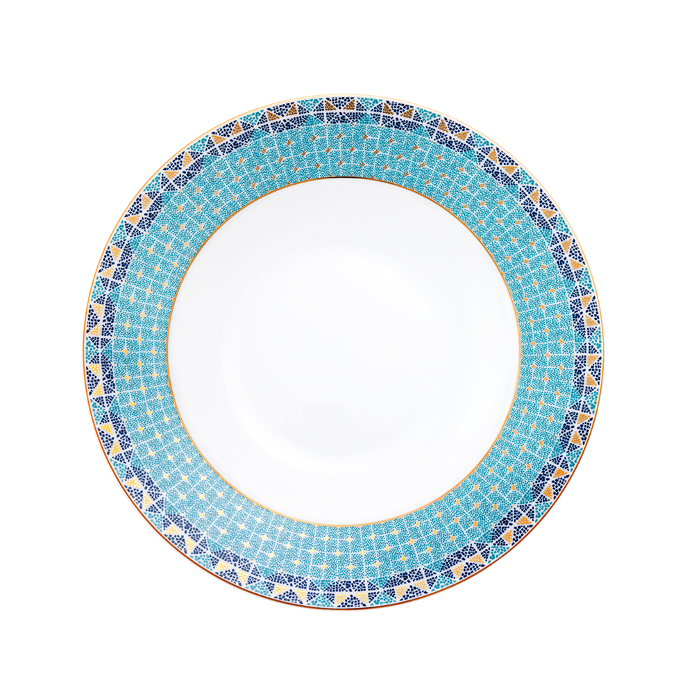 Set of 2 Rim Soup Plates Portofino