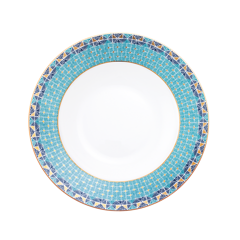 Set of 2 Rim Soup Plates Portofino