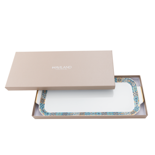 Set of 1 Oblong Cake Platter Portofino