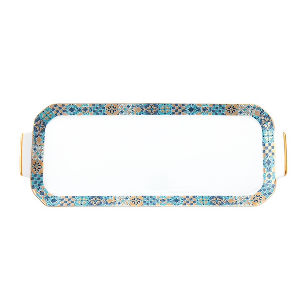 Set of 1 Oblong Cake Platter Portofino