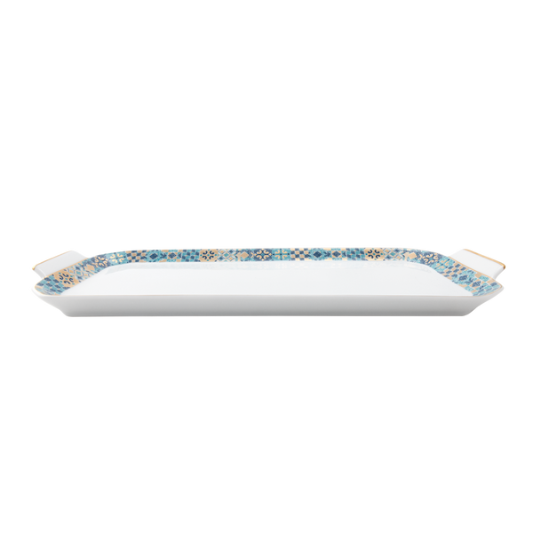 Set of 1 Oblong Cake Platter Portofino