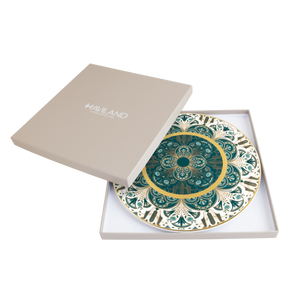 Set of 1 Tart Platter Rêves Du Nil gold