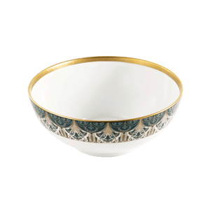 Rêves du Nil green gold salad bowl - Thumbnail 2