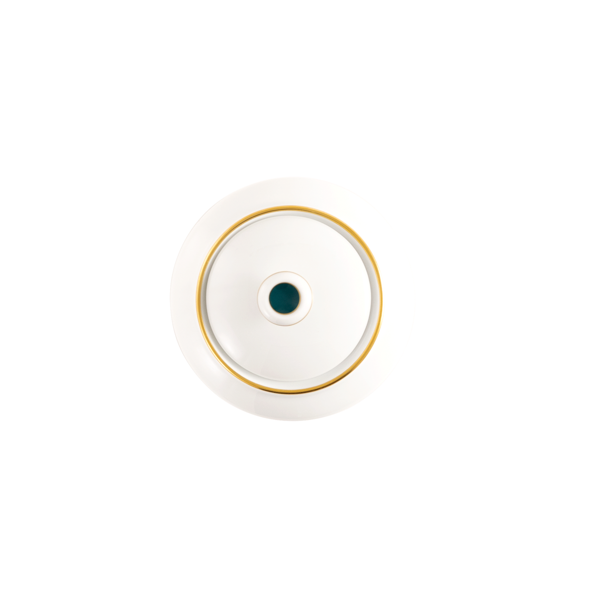 Rêves du Nil green gold sugar bowl