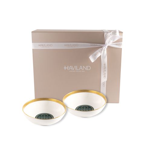 Set of 2 Soup Bowls Rêves Du Nil gold