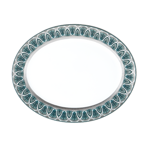 Set of 1 Oval Dish Rêves Du Nil platinum