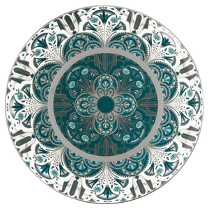 Set of 1 Tart Platter Rêves Du Nil platinum