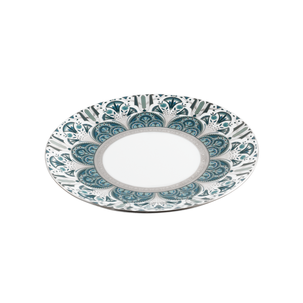 Set of 4 Dessert Plates Rêves Du Nil platinum