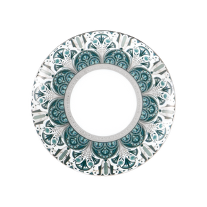 Set of 4 Dessert Plates Rêves Du Nil platinum