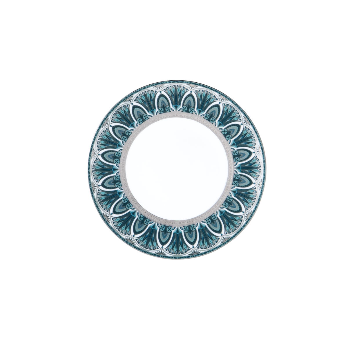 Set of 2 Large Dinner Plates Rêves Du Nil platinum
