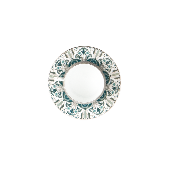 Set of 4 Teacups and Saucers Rêves Du Nil platinum
