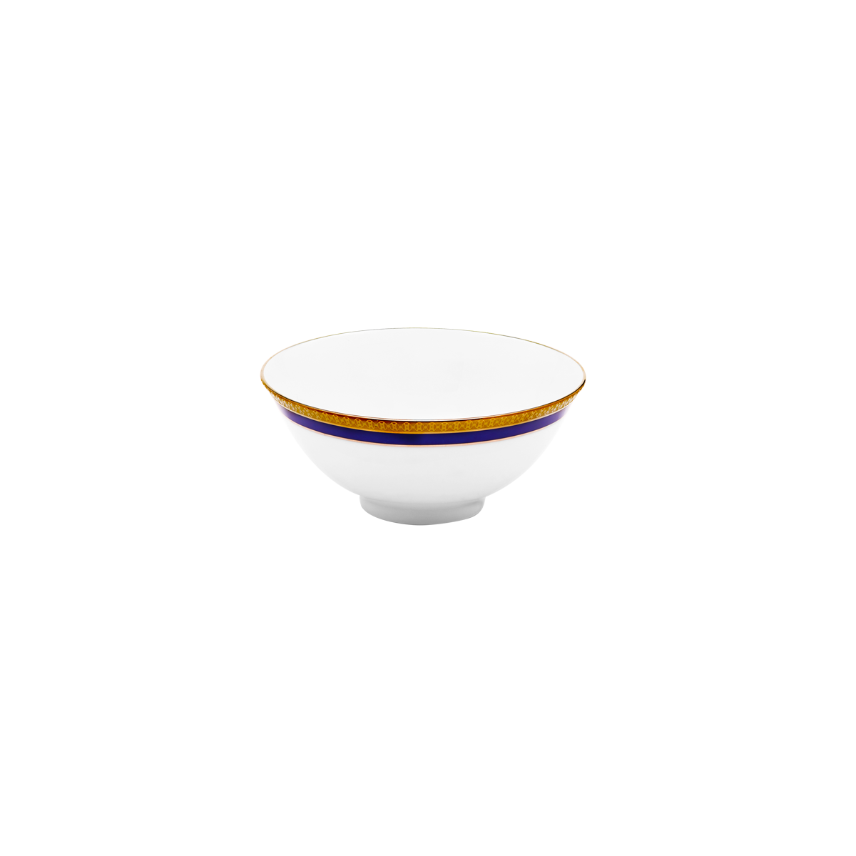 Set of 2 Rice Bowls Symphonie blue gold