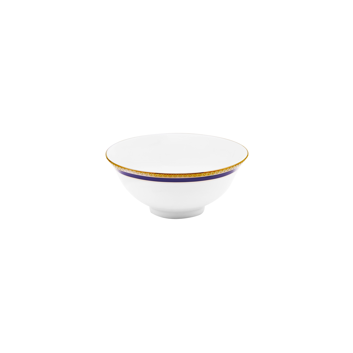 Set of 2 Soup Bowls Symphonie blue gold