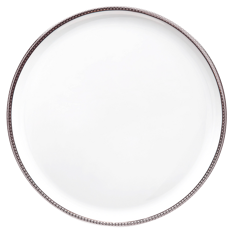 Set of 1 Tart Platter Symphonie white platinum