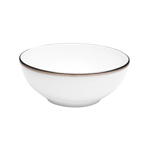 Set of 1 Salad Bowl Symphonie white platinum