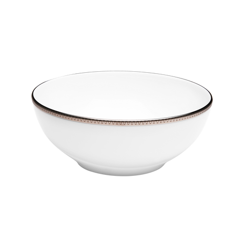 Set of 1 Salad Bowl Symphonie white platinum