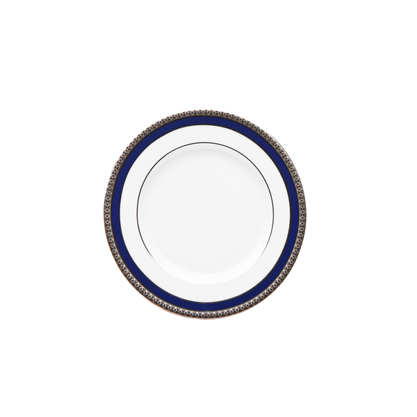 Set of 2 Bread and Butter Plates Symphonie blue platinum