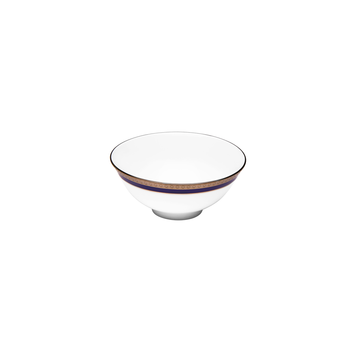 Set of 2 Rice Bowls Symphonie blue platinum