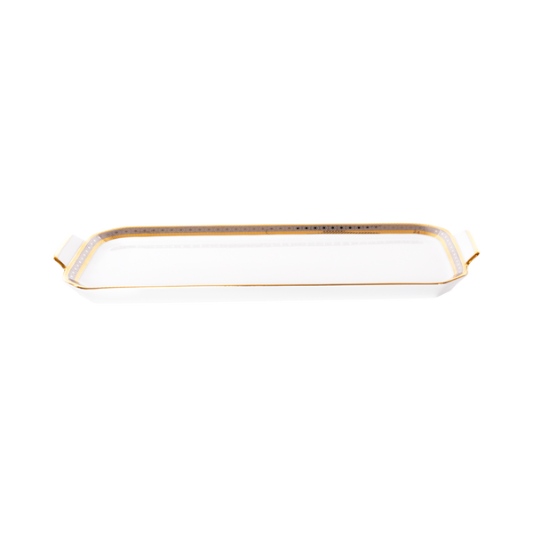 Set of 1 Oblong Cake Platter Place Vendôme