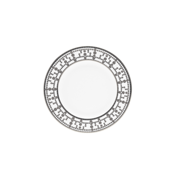 Set of 2 Bread and Butter Plates Tiara white platinum