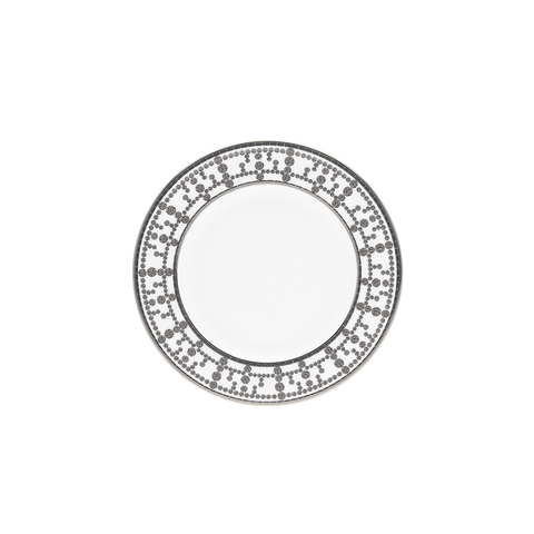 Set of 2 Bread and Butter Plates Tiara white platinum