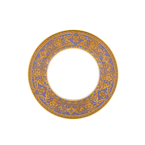 Set of 2 Bread and Butter Plates Matignon lavander gold