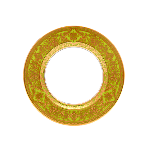 Matignon apple green gold bread and butter plate