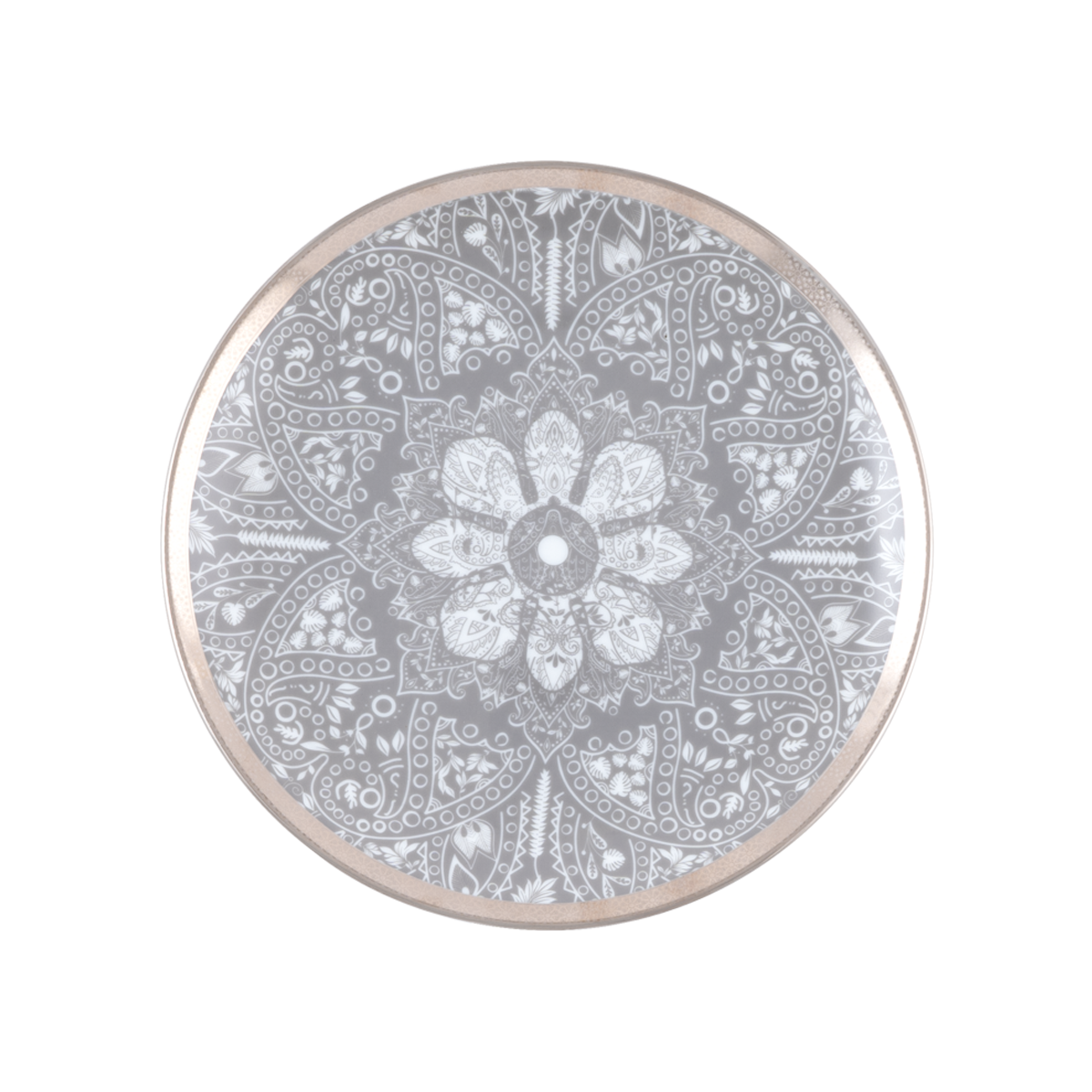 Set of 2 Dessert Plates Romane gray