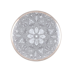Set of 2 Dessert Plates Romane gray
