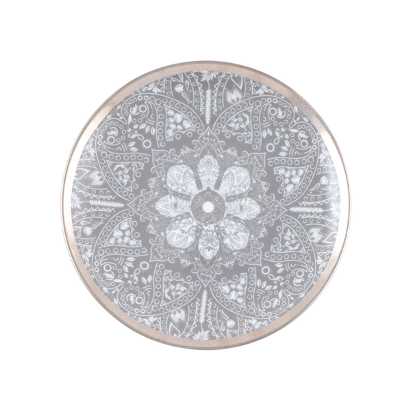 Set of 2 Dessert Plates Romane gray