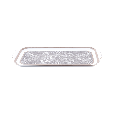 Set of 1 Oblong Cake Platter Romane gray