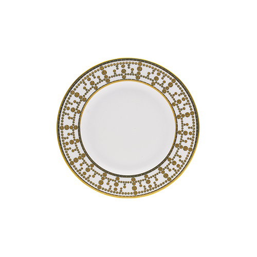 Set of 2 Bread and Butter Plates Tiara white gold