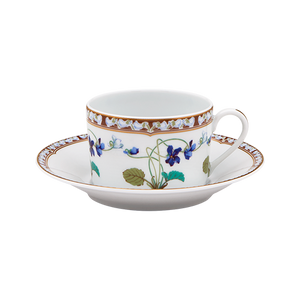 Set of 2 Teacups and Saucers Impératrice Eugénie