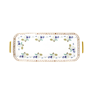 Impératrice Eugénie Oblong Cake Platter